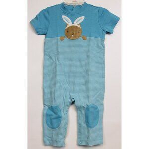 NEW 2014 Gymboree Baby Beaver Romper Boys 6-12 M Easter Spring Carrots Summer